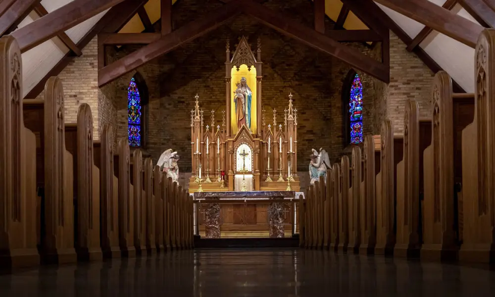 The Apparition Chapel at the National Shrine of Our Lady of Champion The Apparition Chapel at the National Shrine of Our Lady of Champion
