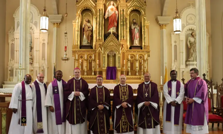 Group of Bishops after celebrating Mass Group of Bishops after celebrating Mass