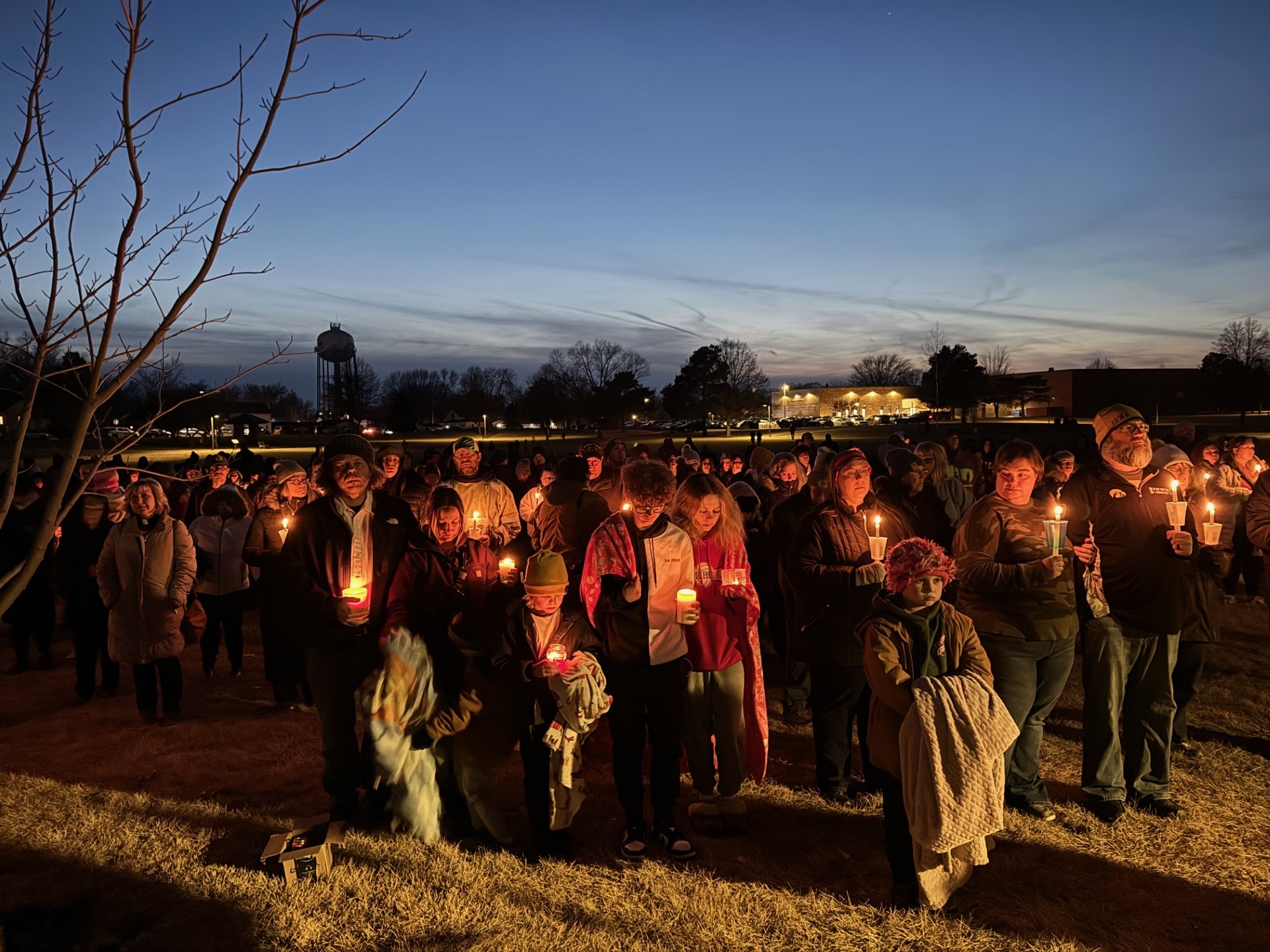 Vigil for Ahmir Jolliff in Perry, IA