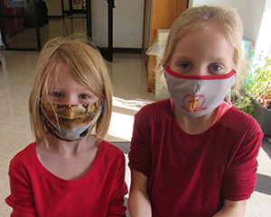 Children from Shelby County Catholic School