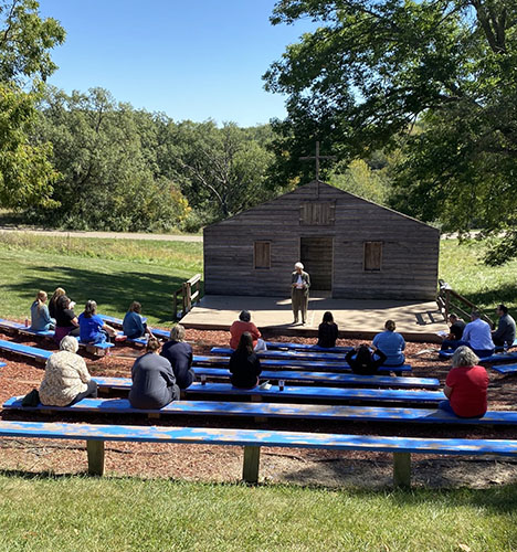 Sister Jude Fitzpatrick leads a retreat