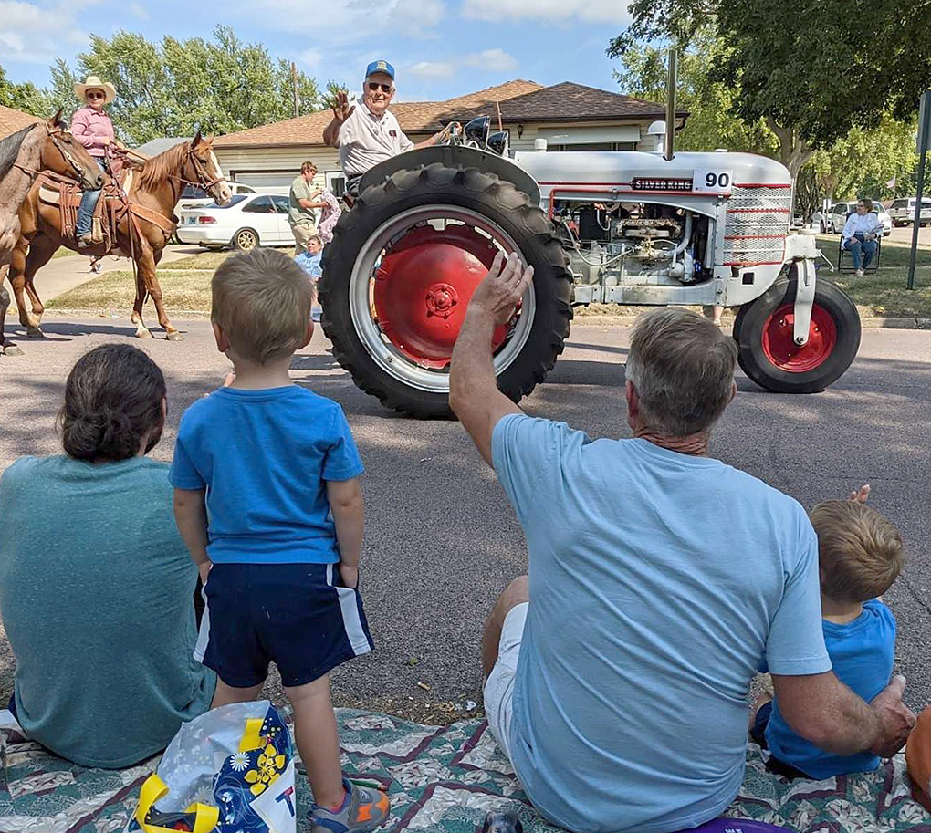 Uncle George at a parade