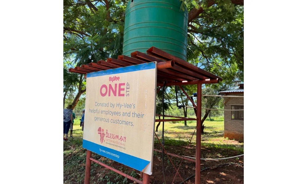 A well drilled by Hy-Vee in South Africa