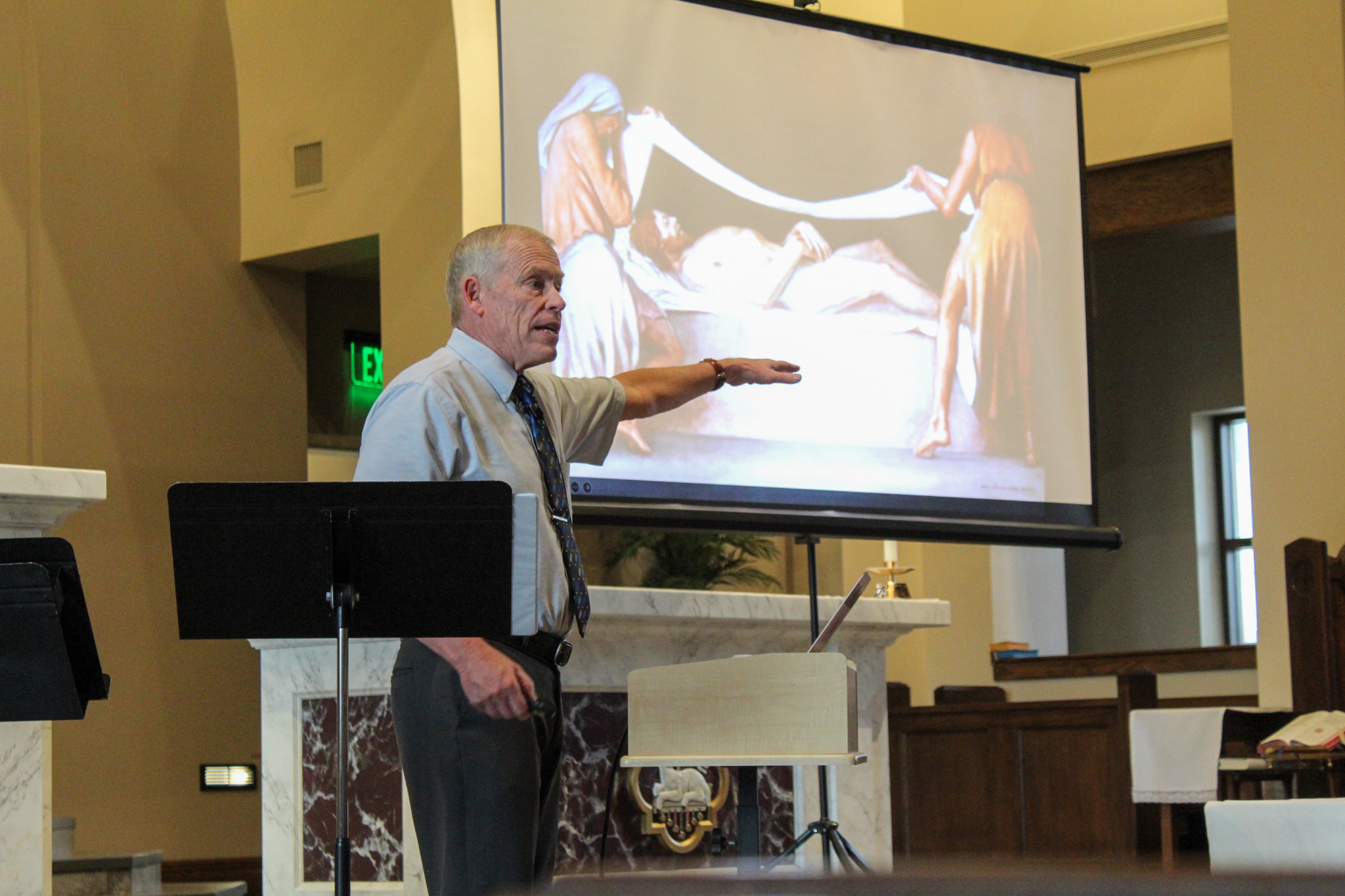 Expert Jim Bertrand, M.Ed., presents on the Shroud of T