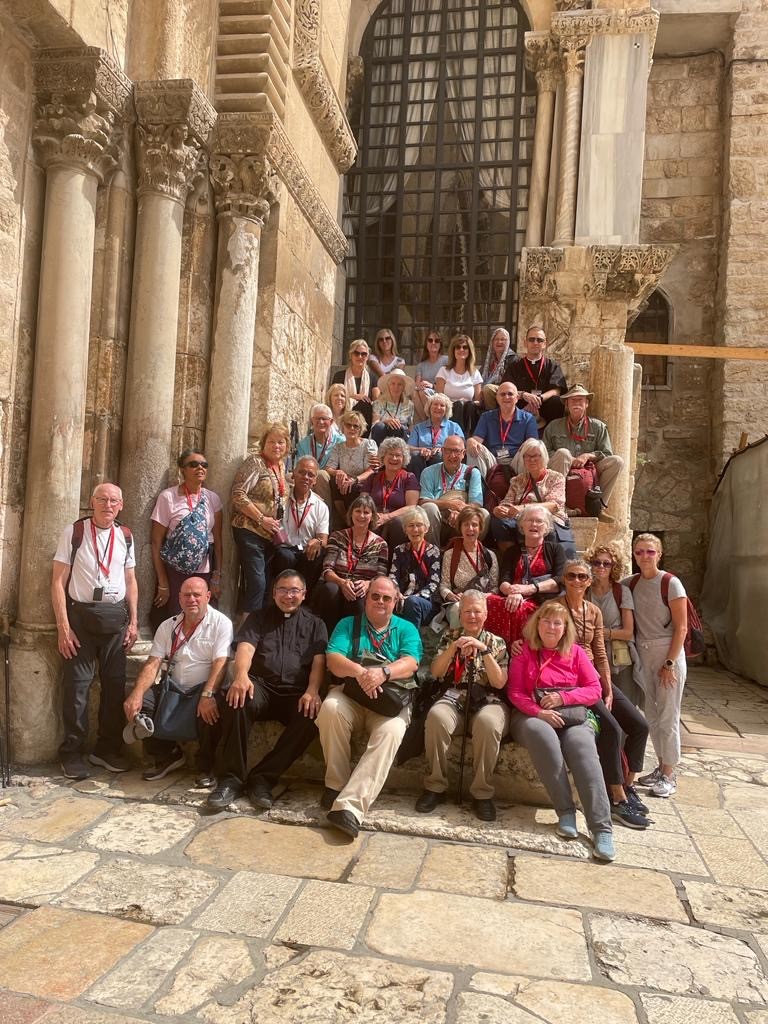 Pilgrims in the Holy Land