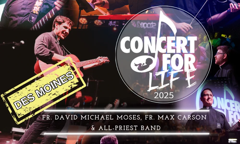 Des Moines Concert for Life 2025 featuring Fr. David Mi