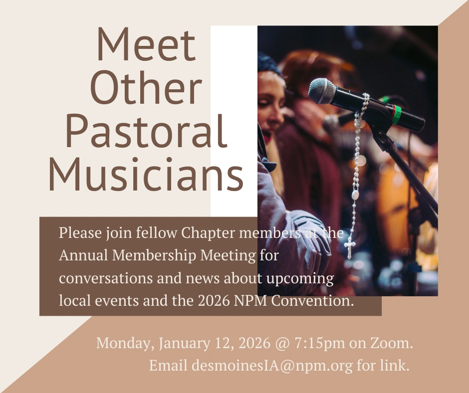 NPM Music Ministers Annual Meeting