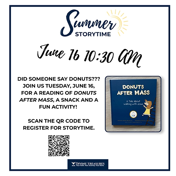 Stop by Divine Treasures book and gift store on June 16