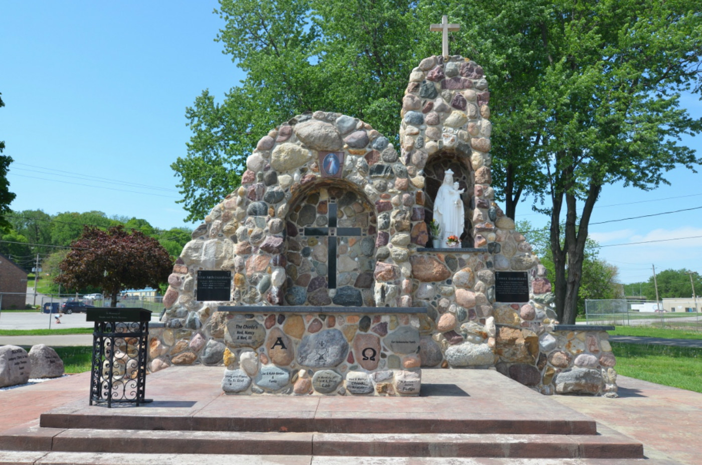 Prayer vigil at St. Anthony's grotto