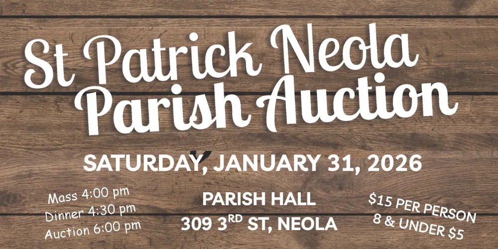 St. Patrick Neola Parish Auction