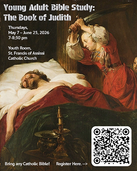 Flier promoting Young Adult Book Study on the Book of J