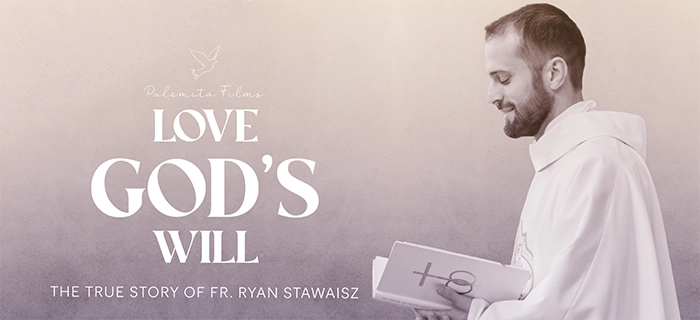 Poster announcing the showing of the movie "Love God's 