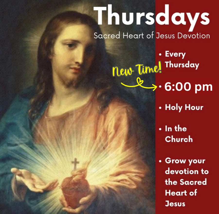 Thursdays Sacred Heart of Jesus Devotion