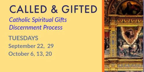 Called and Gifted discernment process is on Tuesdays Se