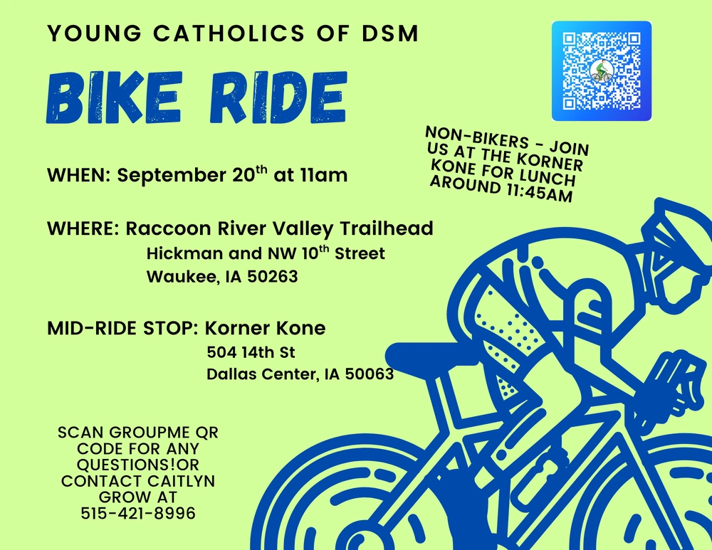 Young Catholics of DSM Bike Ride