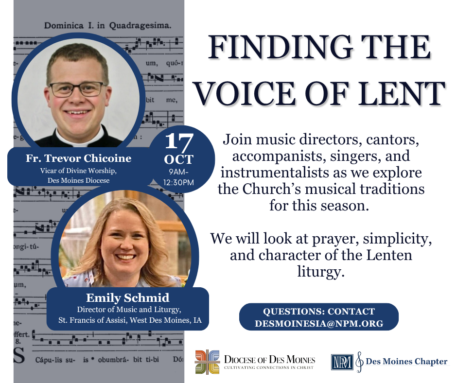Finding the Voice of Lent, October 17, 2026