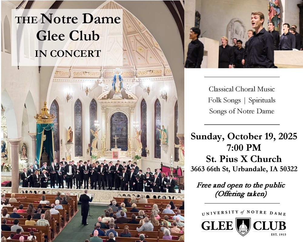 The Notre Dame Glee Club in Concert