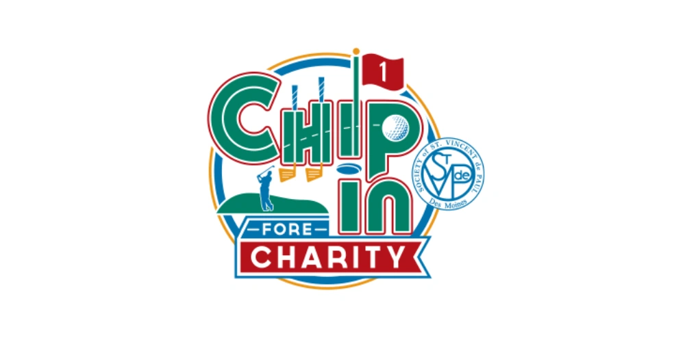 Logo of Chip In Fore Charity, the St. Vincent de Paul G