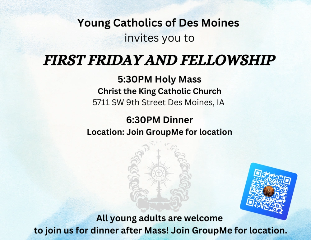 YCDM First Friday Mass at Christ the King