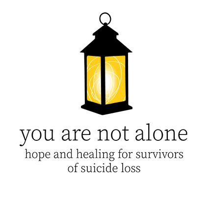 Logo for the You Are Not Alone suicide survivors group