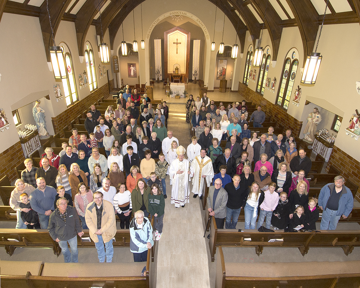 Parishioners of Saint Patrick Church in Dunlap
