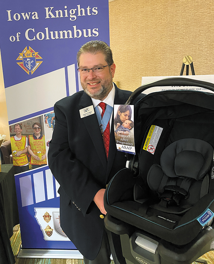 Knights of Columbus State Advocate Jason Follett