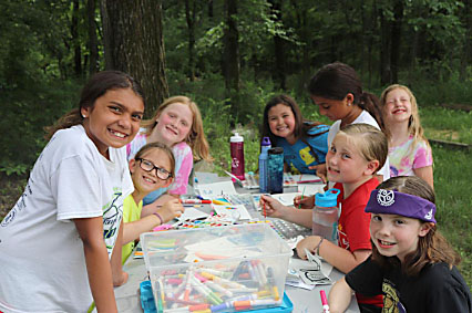 Kids at Catholic Youth Camp
