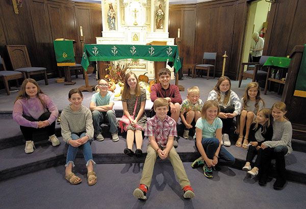 Children from Saint Mary Church in Hamburg