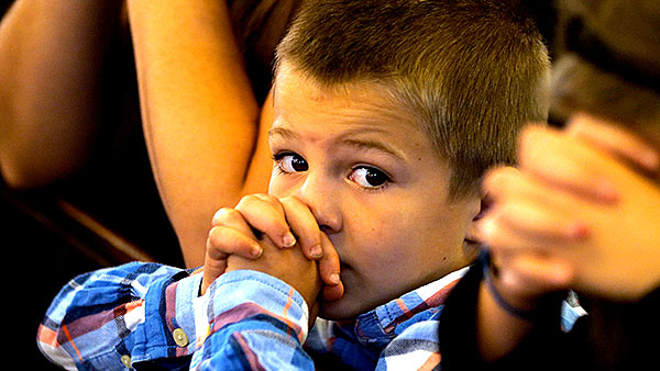 Boy from Saint Mary Church in Hamburg