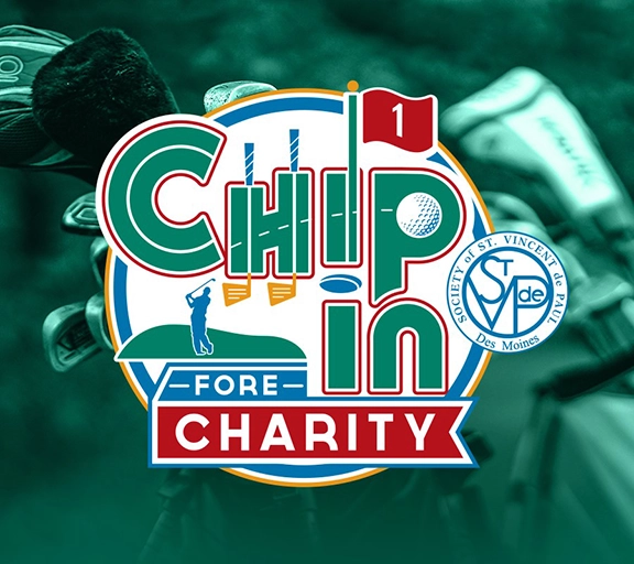 Logo for the Saint Vincent de Paul golf charity event