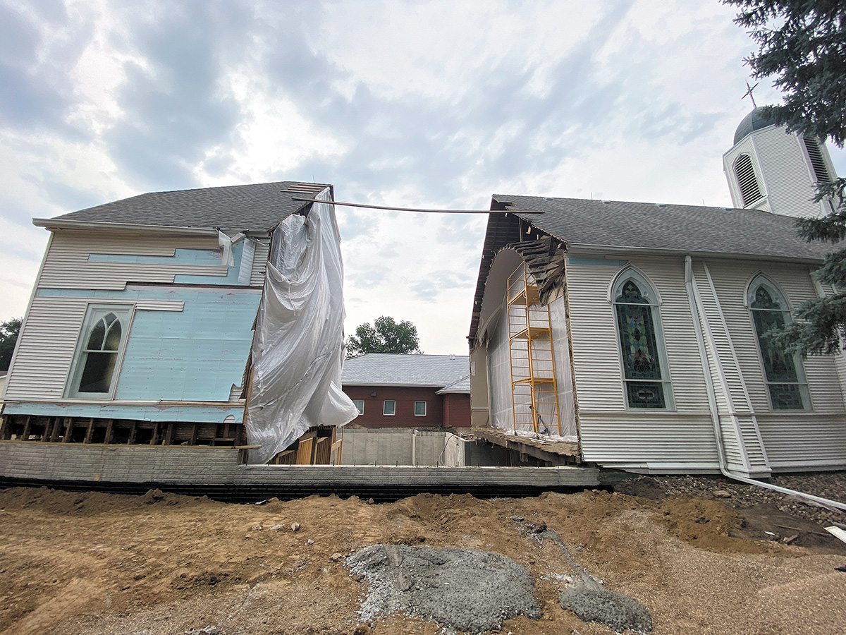 Sacred Heart Church in Woodbine, Iowa