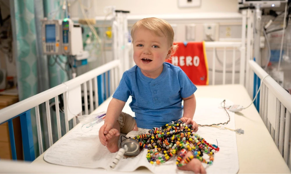Luke Nedved needed a heart transplant as a toddler.