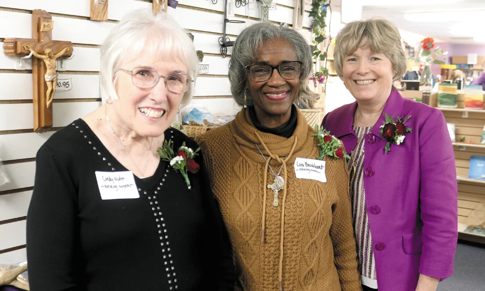 Founders and former owners Lois Bookhart, Susan Greenwood, and Cindy Kodis
