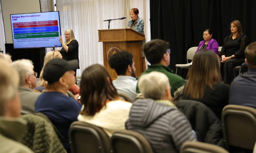 Immigration panel held at the Catholic Pastoral Center