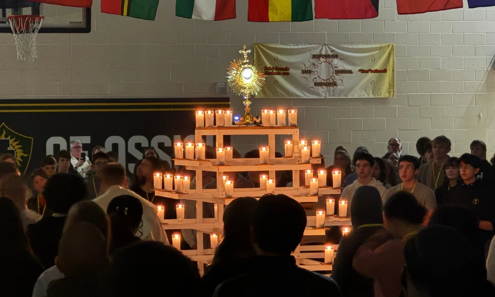 Teens at the 2025 YOUTH 2000 retreat