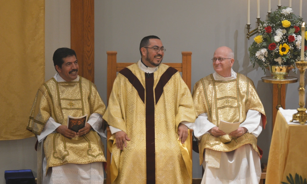 Fr. Luis Meja celebrates Mass at Corpus Christi for his