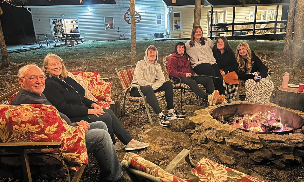 Teens and their chaperones from St. Mary's in Panama on