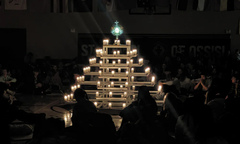 The burning bush at YOUTH 2000
