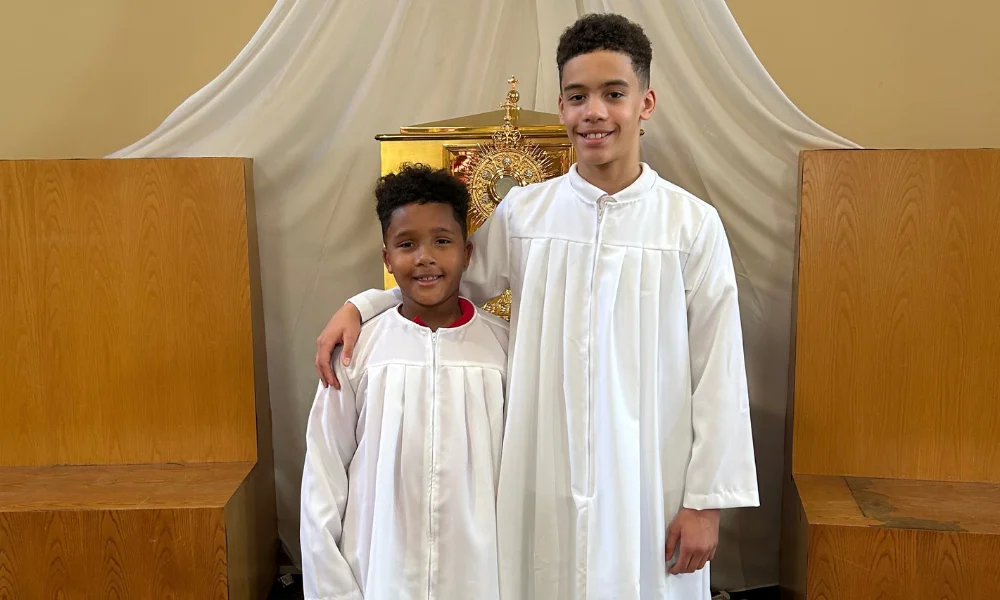 Bryson Thomas-Hamrick and his brother, Braylen Thomas