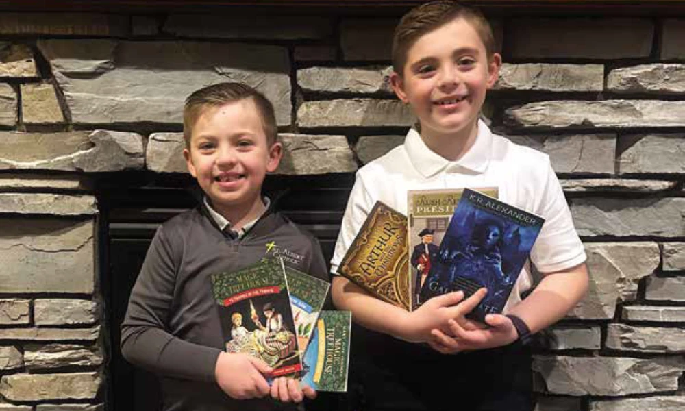 Joseph Schmedding and his younger brother, Henry