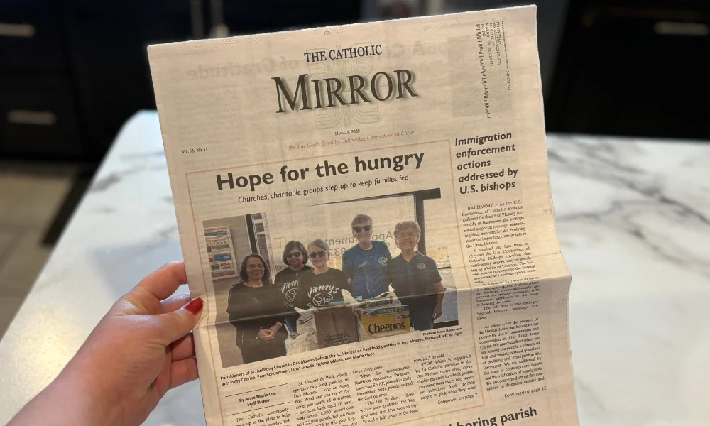 The final newspaper edition of The Catholic Mirror