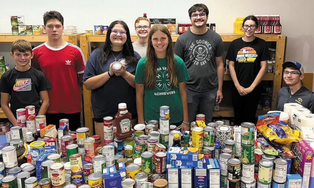 Youth from St. Mary Parish in Avoca