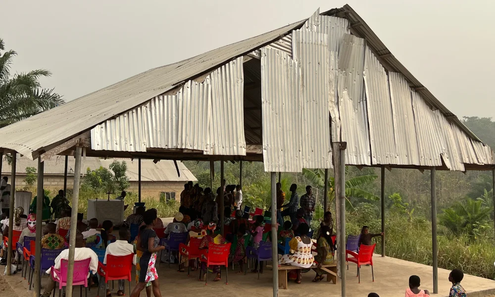 The current church in Kwaso, Ghana. The current church in Kwaso, Ghana.