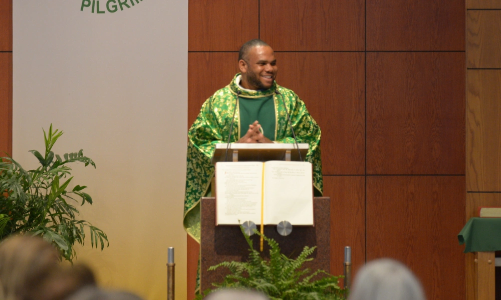 Father JeanLuk Gakpe from St. Theresa of the Child Jesu