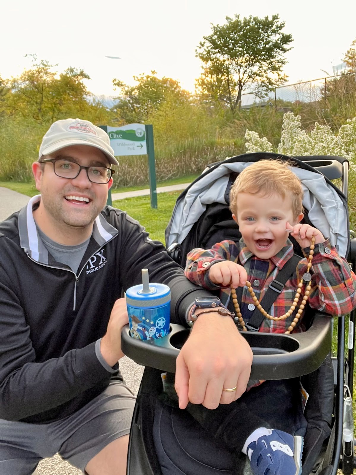 Alex Baranosky and son