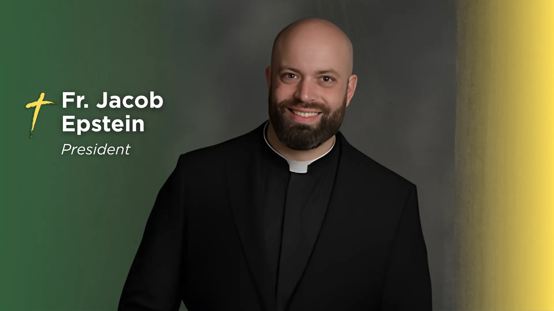 Fr. Jacob Epstein is named president at Saint Albert, e