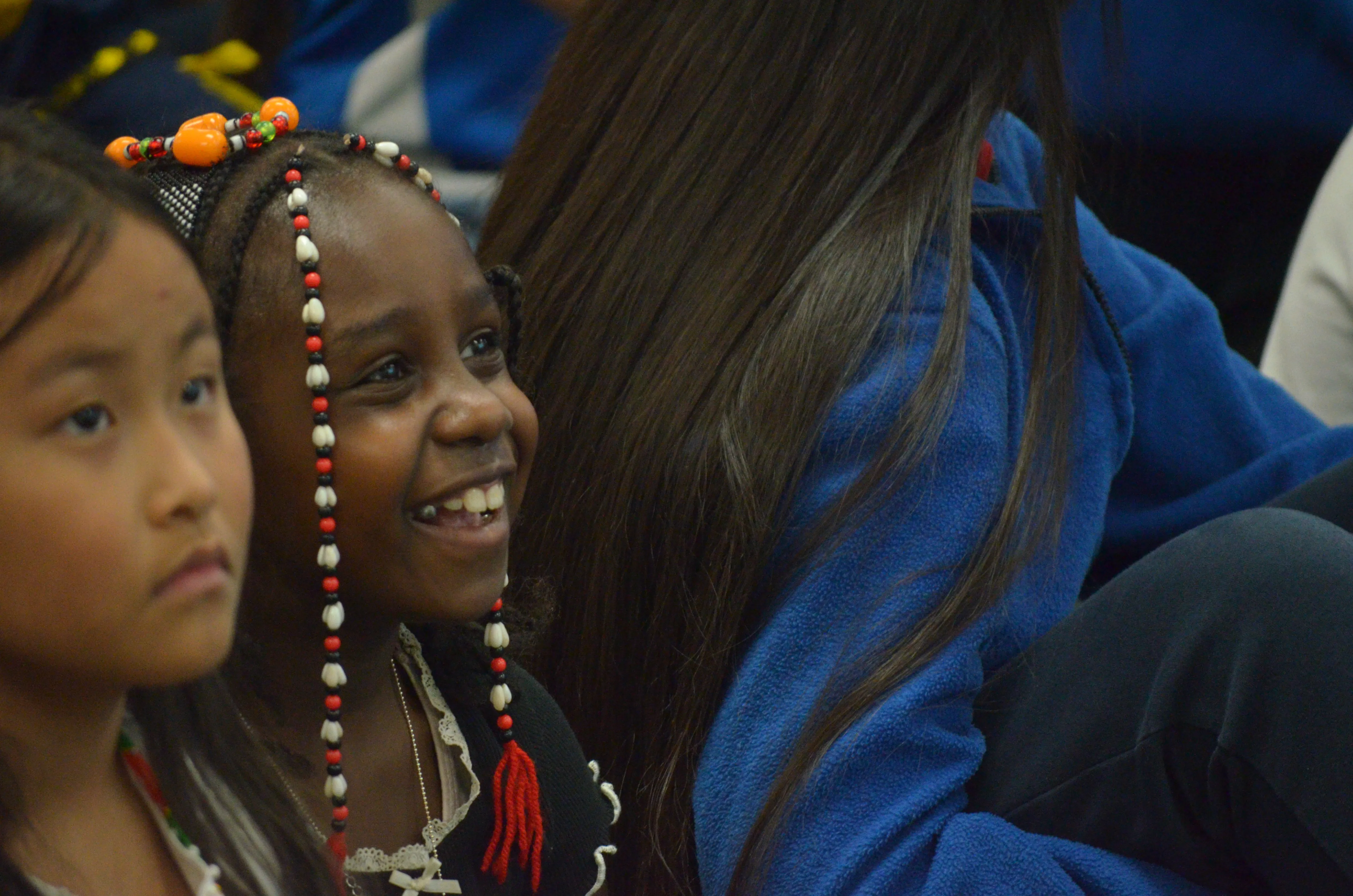 Students at Holy Family Catholic School in Des Moines share and celebrate each others cultures during Culture Day.