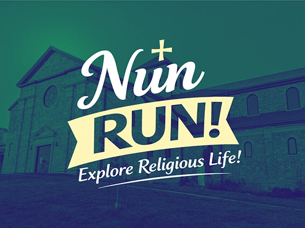 Graphic that says Nun Run
