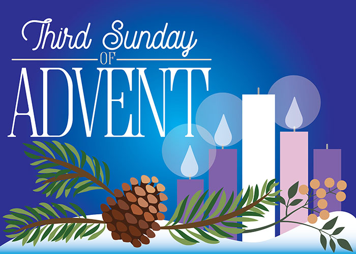 Third Sunday of Advent wreath