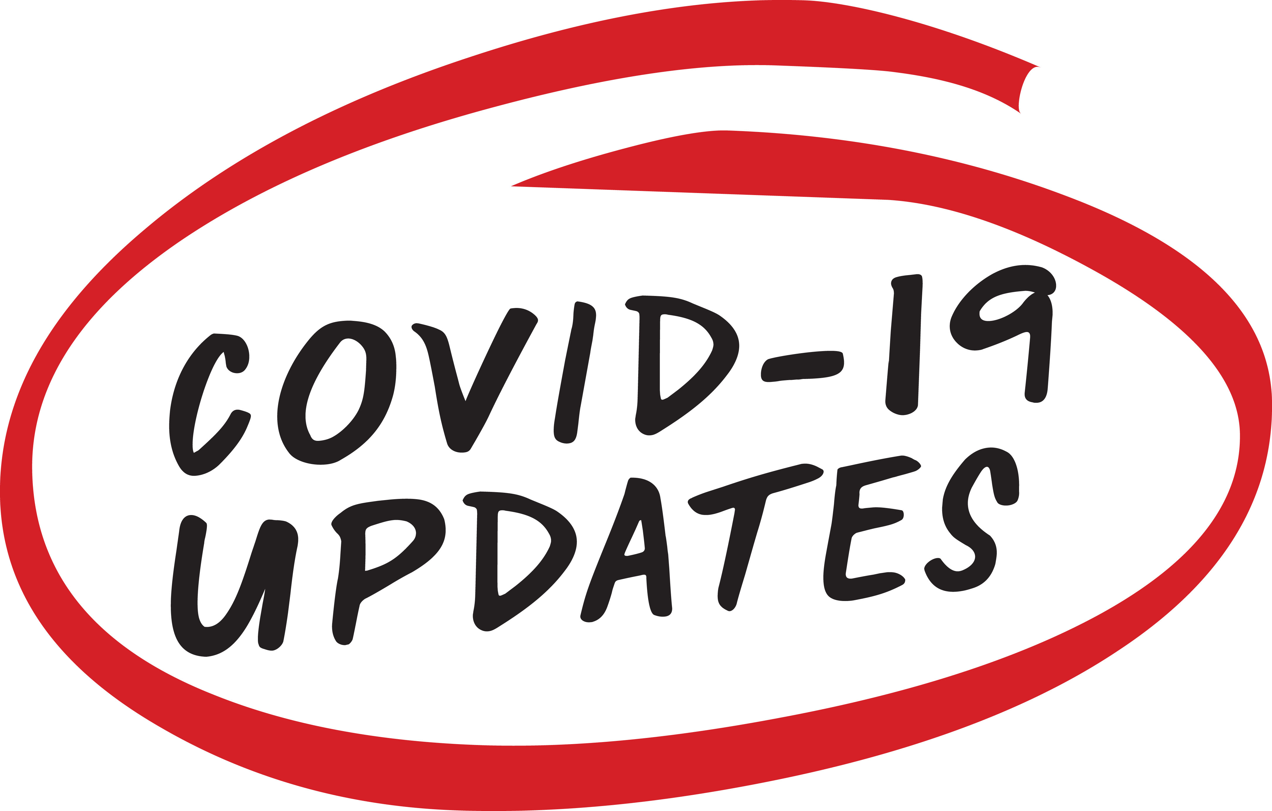 Covid Updates graphic